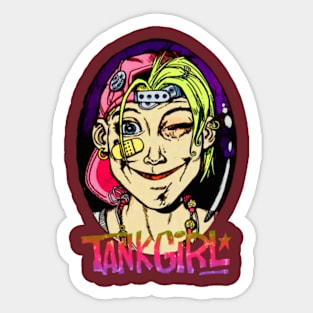 Tank Girl//Comic Fanart Sticker